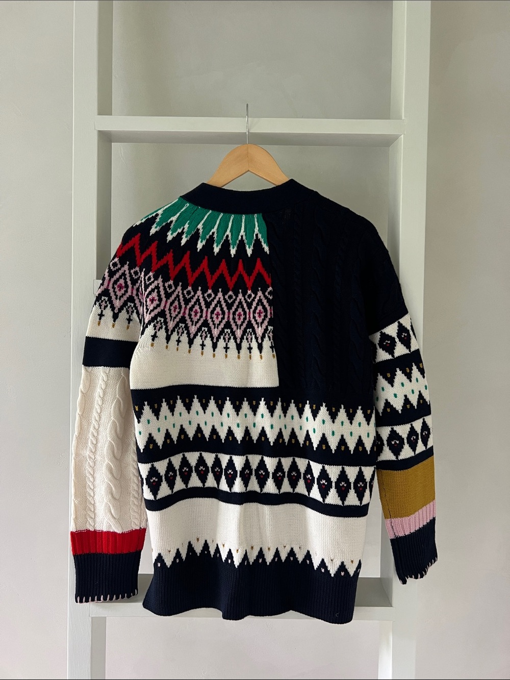 RARE La Ligne La Ligne Courchevel Alpine Merino Wool Cardigan - Picture 4 of 6